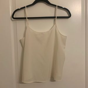 Ivory sheet tank top